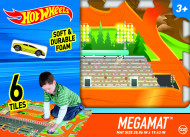 TCG žaidimo kilimėlis su mašinėle Hot Wheels 6-piece Tile Mega Mat, 30746