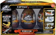 CAPTIVZ slaimo kiaušinis su dinozauro figūrėle Clash Edition, 3vnt pakuotėje, TM-JW-BESE3PK