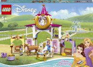 43195 LEGO® Disney Princess™ Gražuolės ir Auksaplaukės karališkosios arklidės