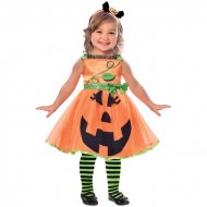 AMSCAN vaikiškas kostiumas Cute Pumpkin, 9903394