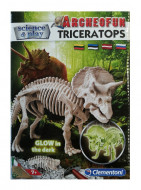 CLEMENTONI iškask Triceratopo griaučius šviečiančius tamsoje, 60428