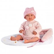 LLORENS kūdikis su rožiniu komplektu, 44 cm, 84452