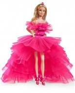 BARBIE kolekcinė lėlė su rožine suknele, GTJ76