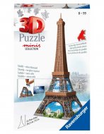 RAVENSBURGER 3D mini dėlionė Eifelio bokštas, 54d, 12536