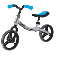 GLOBBER balansinis dviratis Go Bike sidabrinis/mėlynas, 610-190