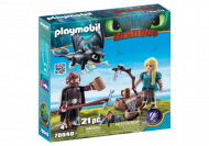 PLAYMOBIL DRAGONS Hiccup and Astrid play set, 70040