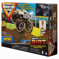 MONSTER JAM kinetinio smėlio rinkinys su visureigiu Kinetic Dirt Deluxe, 6044986