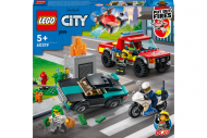 60319 LEGO® City Fire Ugniagesių gelbėjimo operacija ir policijos gaudynės