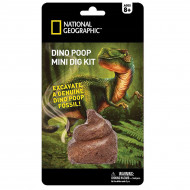 NATIONAL GEOGRAPHIC rinkinys Carded Mini Dig Dino 3Poop, NGMDIGPOOP
