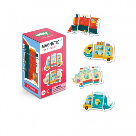 DODO magnetinis žaidimas Transportas (Mix & Match), 200218 200218