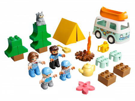 10946 LEGO® DUPLO® Town Nuotykiai su šeimos nameliu ant ratų 10946