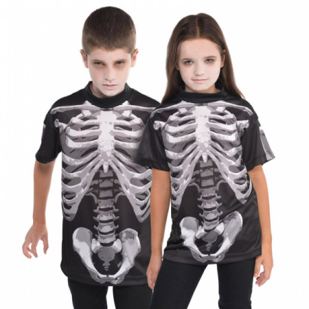 AMSCAN Skeleto marškinėliai, 845607-55 845607-55