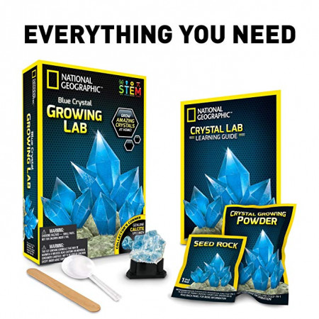 NATIONAL GEOGRAPHIC rinkinys Crystal Grow Blue, NGBCRYSTAL NGBCRYSTAL