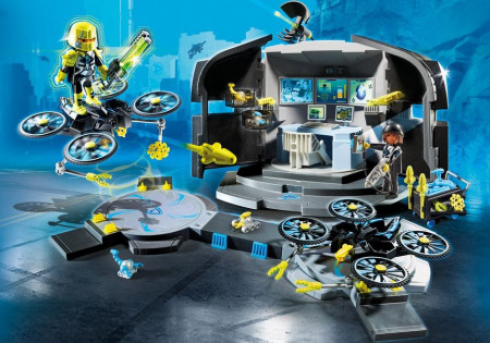 PLAYMOBIL Top Agents Dr. Drone's Command Base, 9250 9250