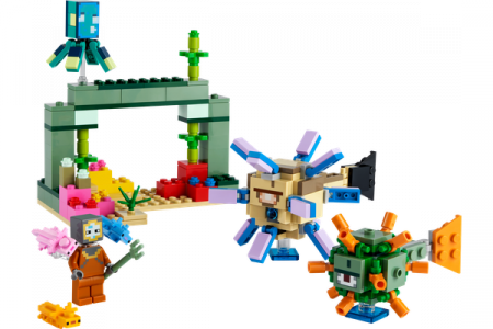 21180 LEGO® Minecraft™ Sargybinių mūšis 21180