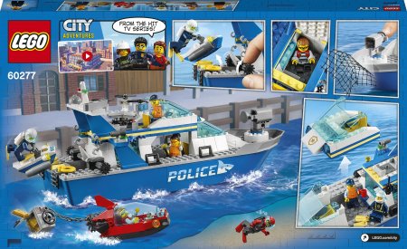 60277 LEGO® City Police Policijos gelbėtojų laivas 60277