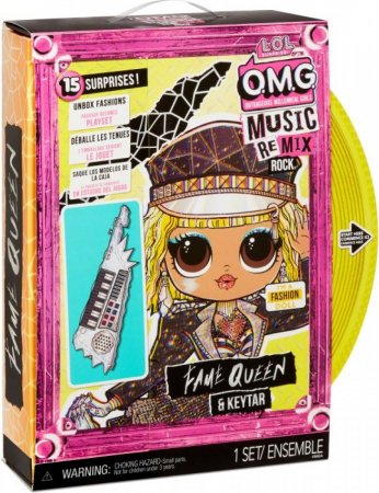 L.O.L. Surprise OMG Remix Rock-Fame Queen, 577607EUC 577607EUC