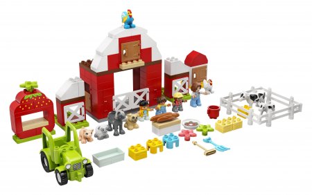 10952 LEGO® DUPLO® Town Tvartas, traktorius ir ūkio gyvūnų priežiūra 10952