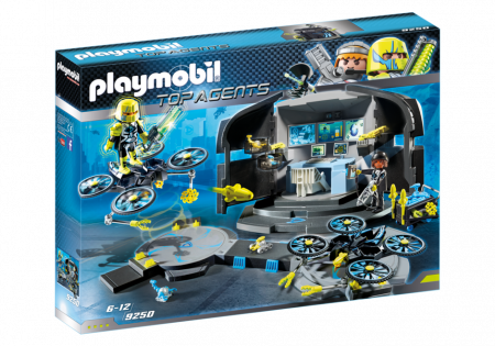 PLAYMOBIL Top Agents Dr. Drone's Command Base, 9250 9250