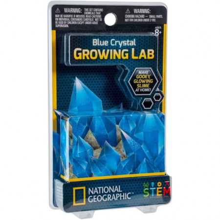 NATIONAL GEOGRAPHIC rinkinys Carded Crystal Grow Blue, NGCRYSTALBCRD NGCRYSTALBCRD
