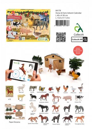 COLLECTA Advento kalendorius Farm & Horse, 84178 84178