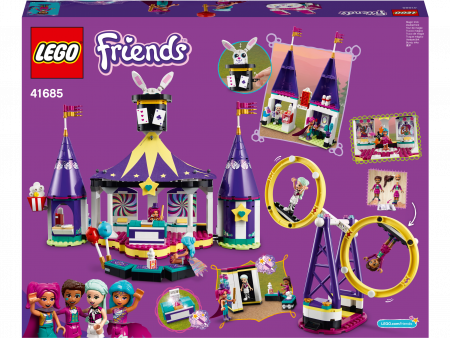 41685 LEGO® Friends Magiški atrakcionų parko linksmieji kalneliai 41685