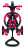 GLOBBER triratukas Trike Explorer 4in1, raudonas, 632-102 632-102
